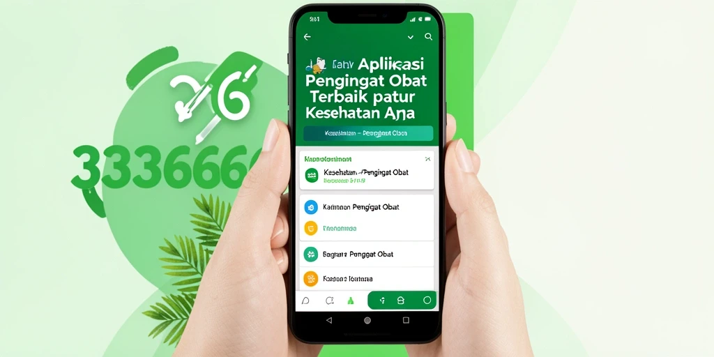 Antarmuka aplikasi Pengingat Obat yang sederhana dan fungsional.