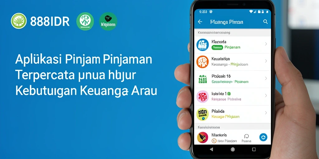 Tampilan antarmuka aplikasi Pinjaman 888IDR yang intuitif.