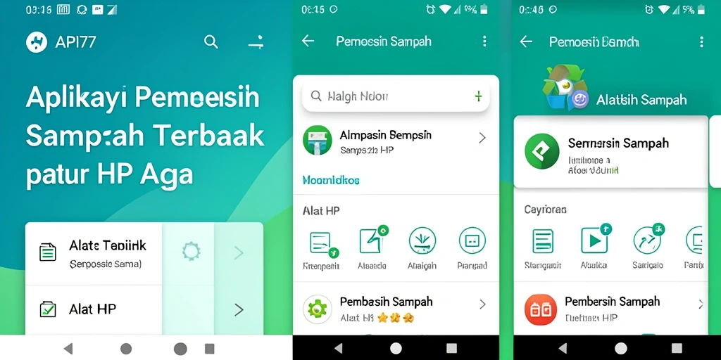 Tampilan antarmuka API77 yang sederhana dan intuitif.