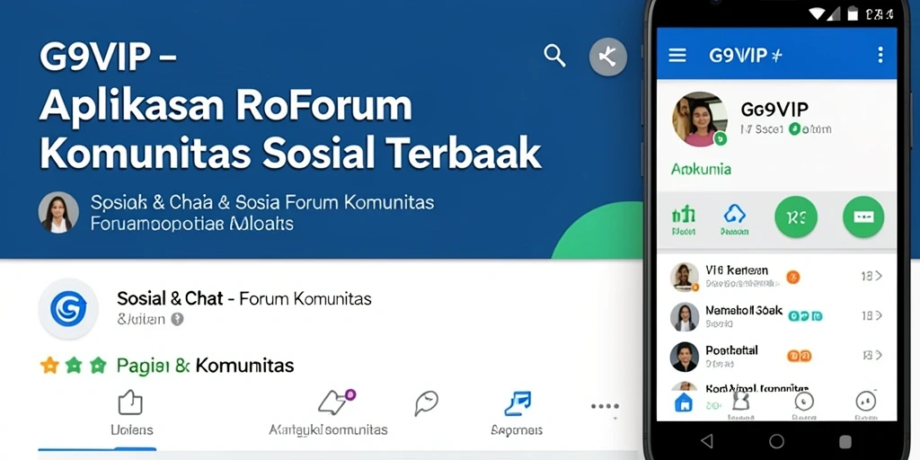 Tampilan antarmuka utama G9VIP yang menarik untuk Forum Komunitas.