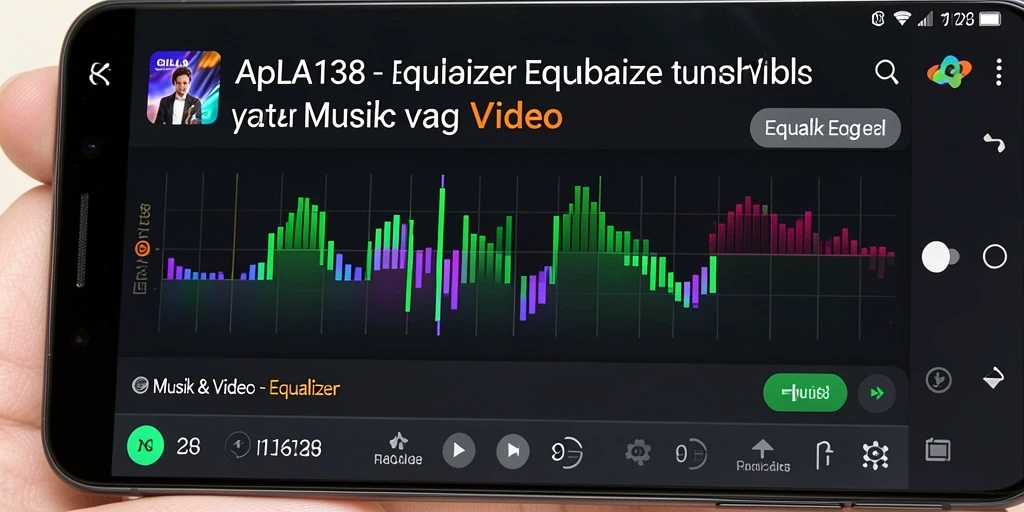 Antarmuka GILA138 yang intuitif untuk pengaturan Equalizer.
