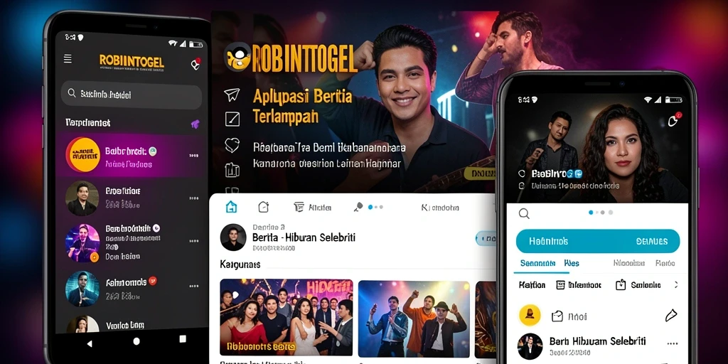 Tampilan antarmuka <strong>ROBINTOGEL</strong> yang modern dan user-friendly untuk berita hiburan.