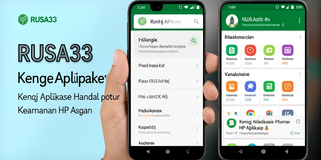Screenshot antarmuka RUSA33 menunjukkan fungsi kunci aplikasi yang intuitif.