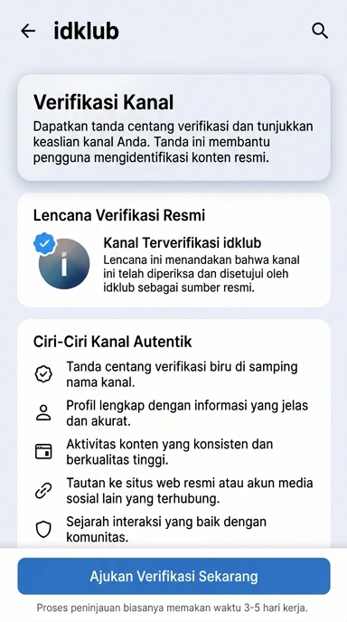 Kanal Resmi idklub untuk Pengguna Android Indonesia